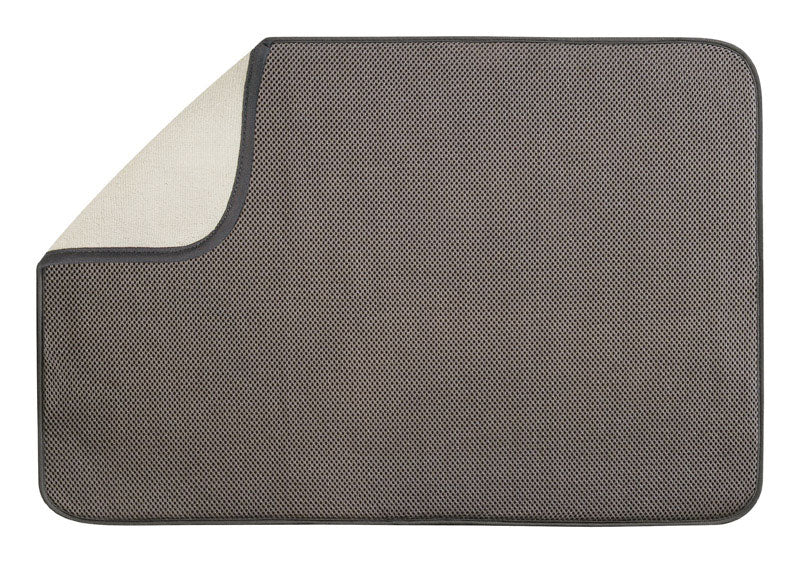 DRYING MAT MOCHA 24"X18"