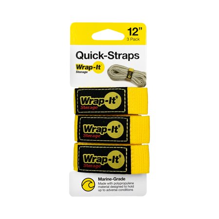 QUICK STRAPS 12"- 3PK