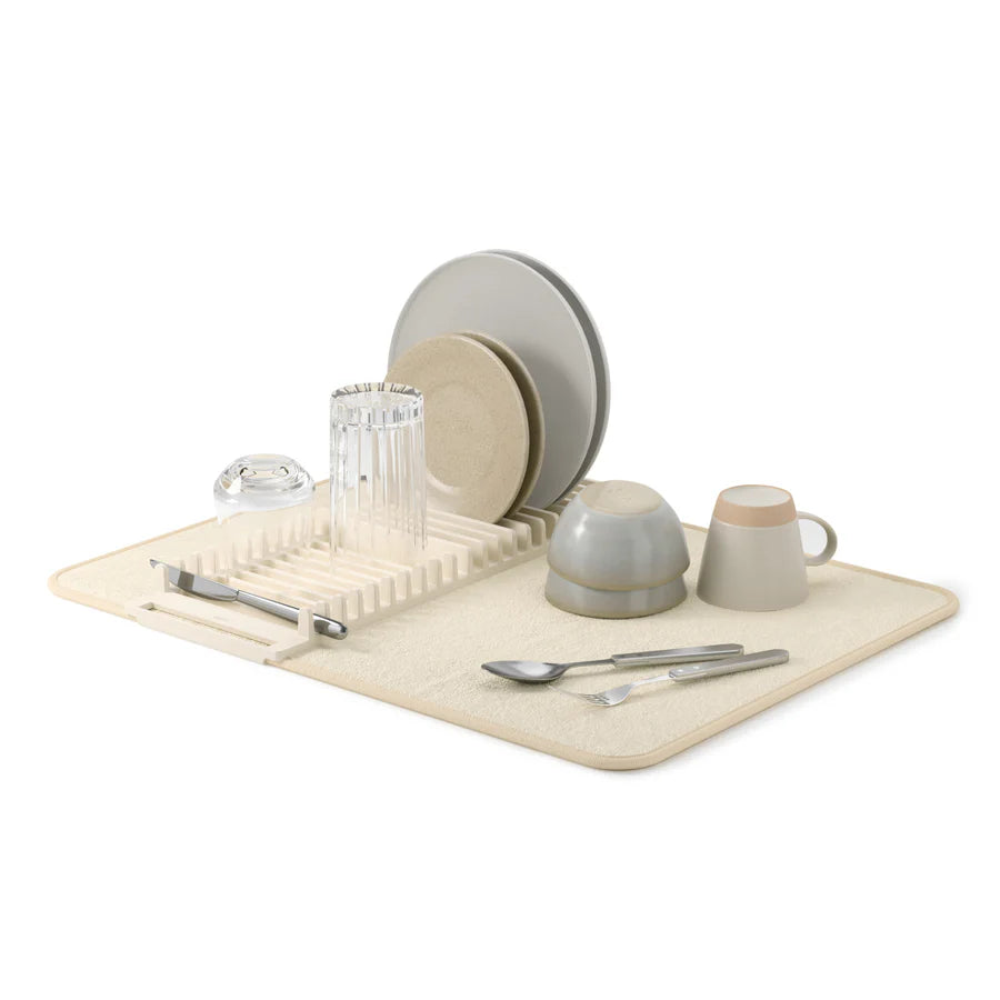 UDRY DISHRACK W/MAT LINEN