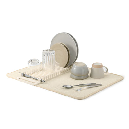 UDRY DISHRACK W/MAT LINEN
