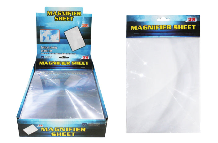 MAGNIFIER SHEET (3x) 9.75" X 6.75"