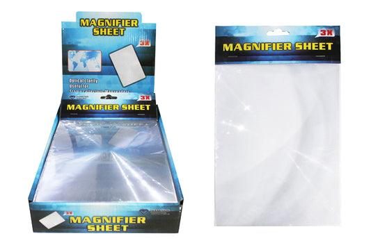 MAGNIFIER SHEET (3x) 9.75" X 6.75"