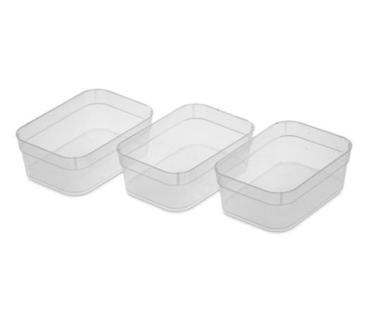 SET/3 MEDIUM STORAGE TRAYS