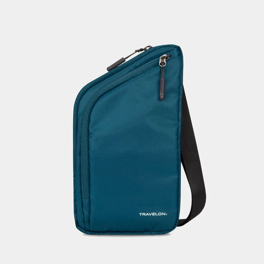 SLIM CROSSBODY BAG PEACOCK
