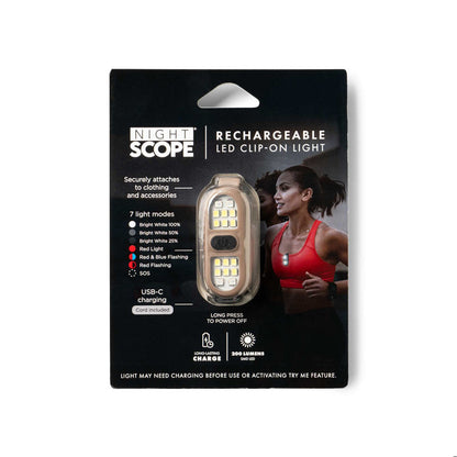 CLIP ON LED LIGHT RECHARGEABLE