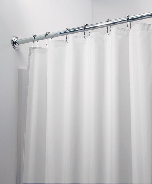 SHOWER CURTAIN/ LINER 72"X72" WHITE