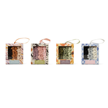 SATIN SCRUNCHIES 6PK