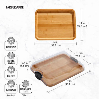 BAMBOO CUTTING BOARD/SERVE TRAY