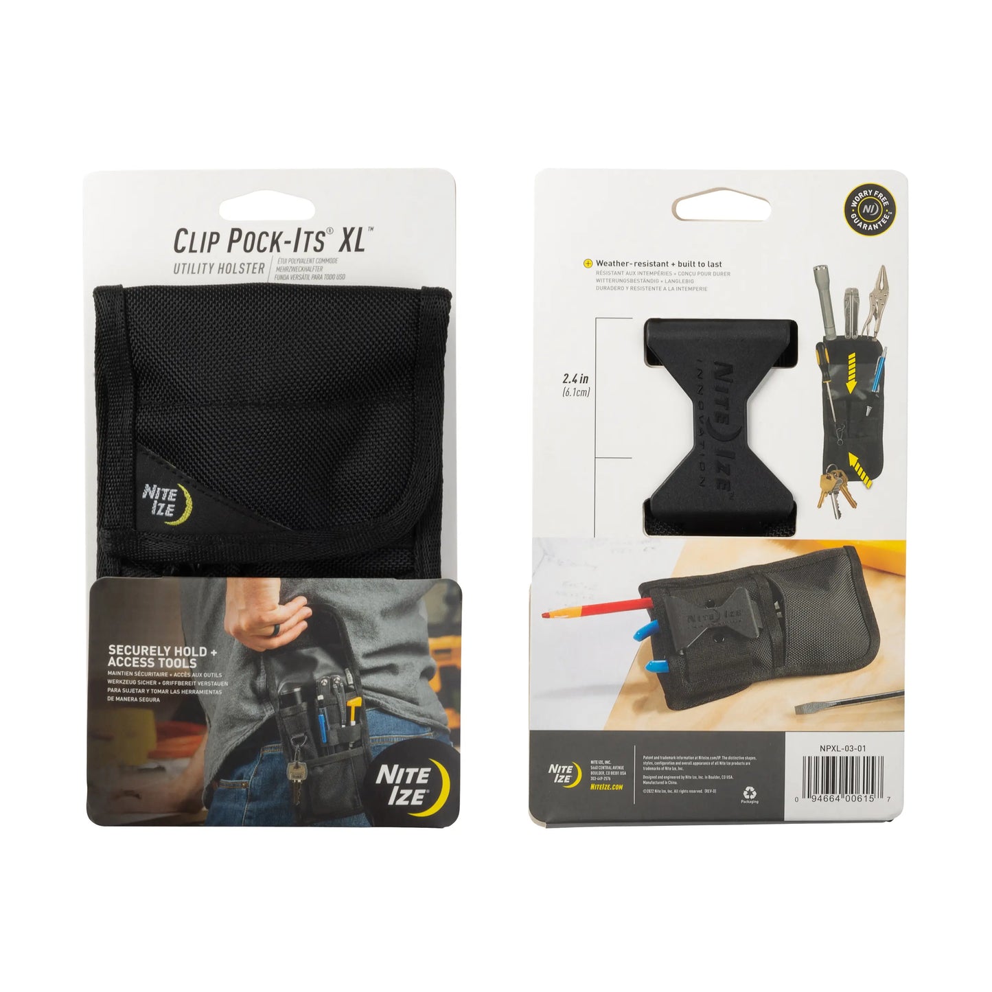 CLIP POCK-ITS XL UTILITY HOLSTER