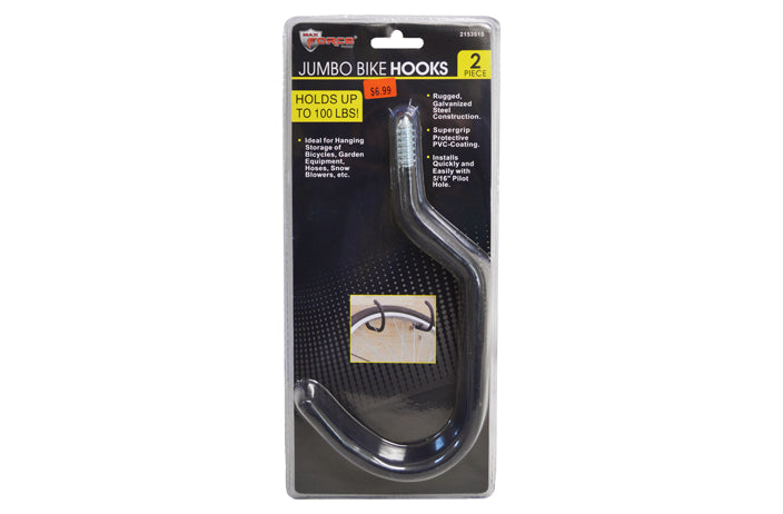 JUMBO BICYCLE HOOK 2 PK