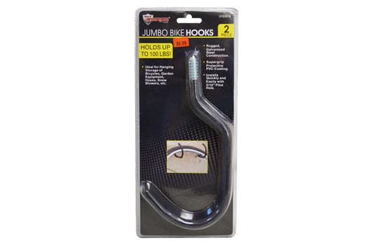 JUMBO BICYCLE HOOK 2 PK
