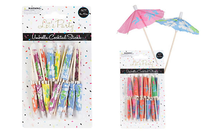 COCKTAIL UMBRELLAS 16CT