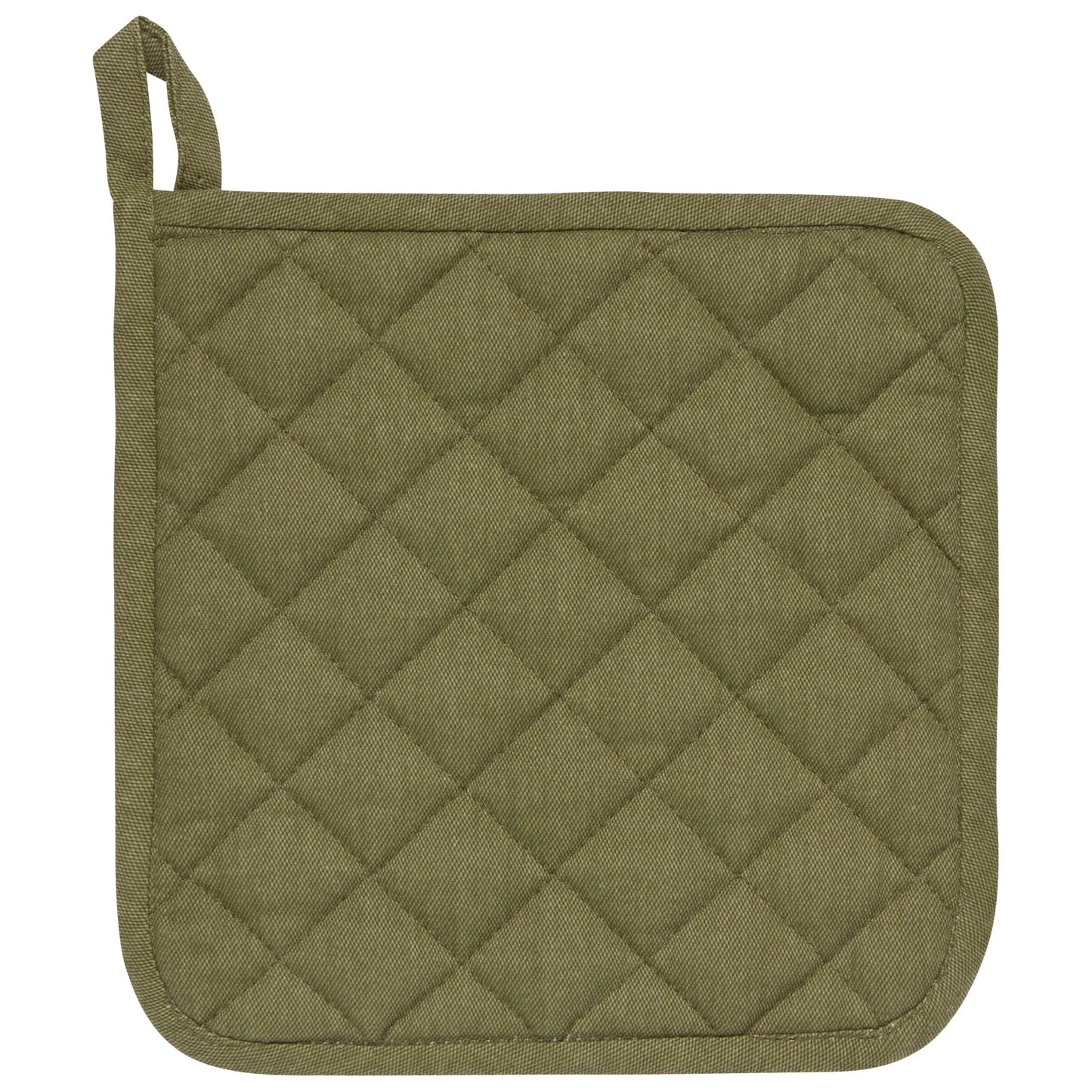 POT HOLDER STONEWASH OLIVE BRANCH