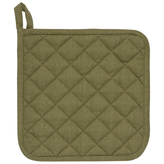 POT HOLDER STONEWASH OLIVE BRANCH