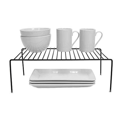 STORAGE SHELF KITCHEN LARGE BLACK