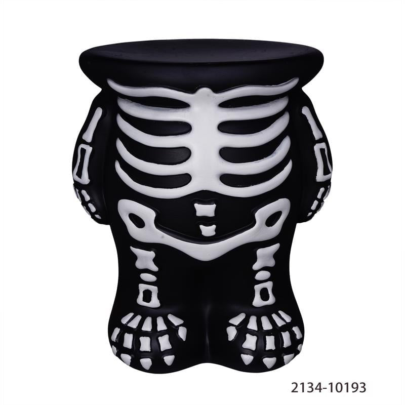 SKELETON PUMPKIN STAND 10.5"