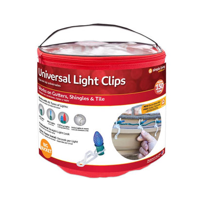 UNIVERSAL LIGHT CLIPS 150PK