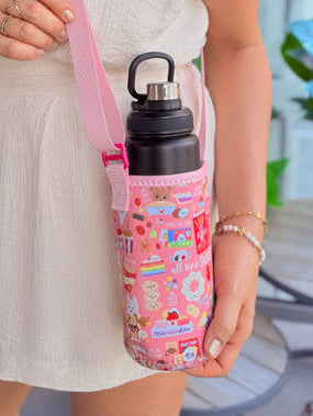 EDEN BOTTLE SLING SNACKS PINK