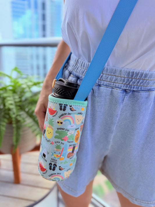 EDEN BOTTLE SLING HAPPY HAWAII MINT