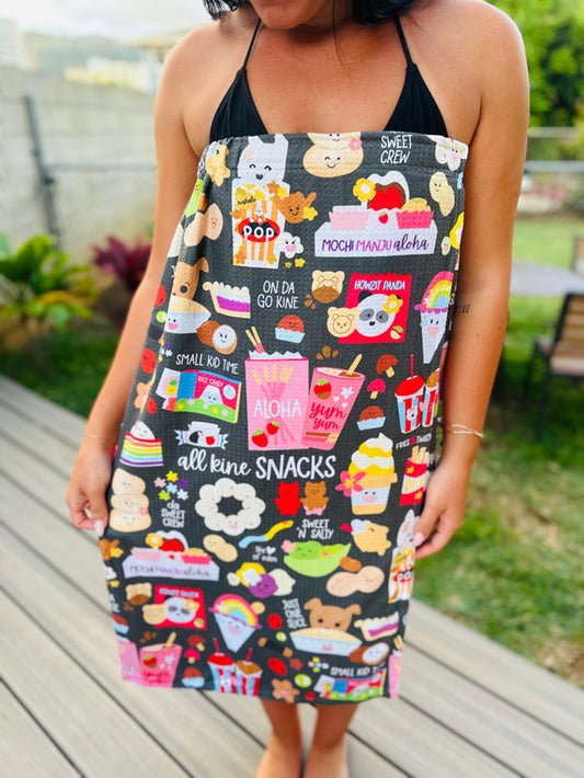 EDEN WAFFLE WRAP ALL KINE SNACKS BLK