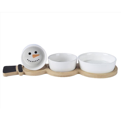 SNOWMAN TAPAS SET