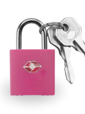 TSA LUGGAGE KEY LOCK PINK