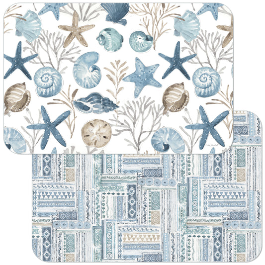 PLACEMAT BLUE ESCAPE REVERSIBLE