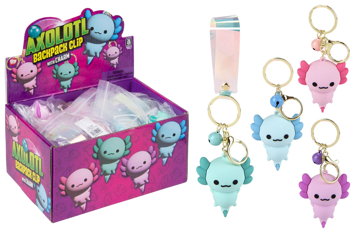 AXOLOTI BACKPACK CLIP