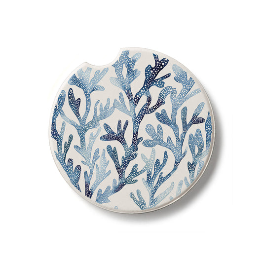 CAR COASTER OCEAN CORAL