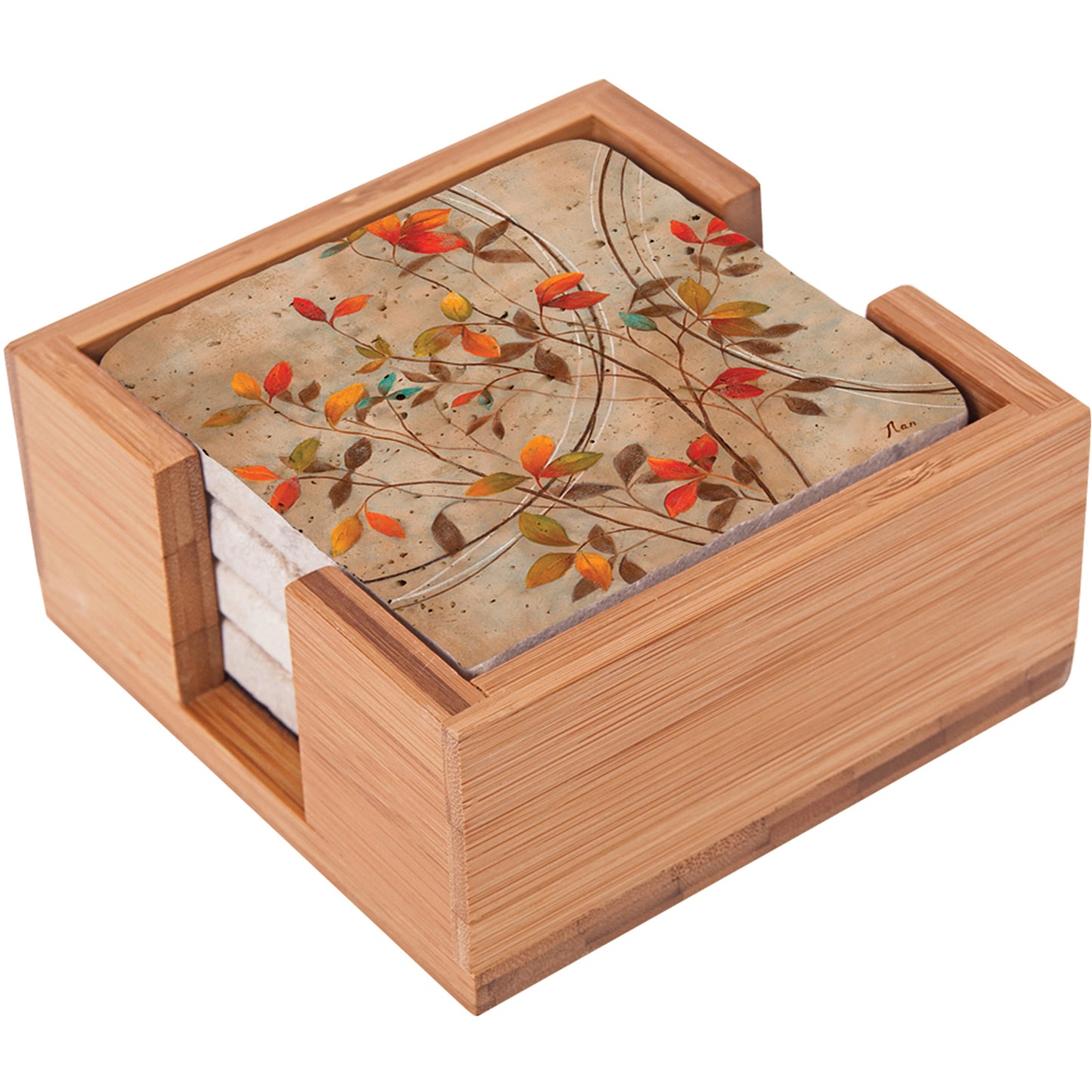 COASTER HOLDER BAMBOO