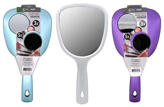 HAND HELD MIRROR 3-IN-1