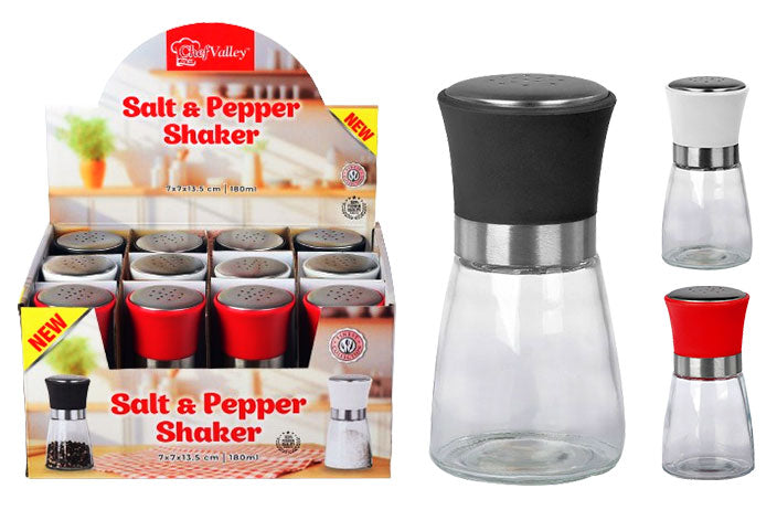 SALT/PEPPER 6OZ. GLASS