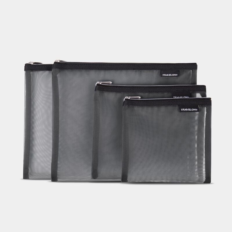 MESH POUCHES SET/4 GRAY