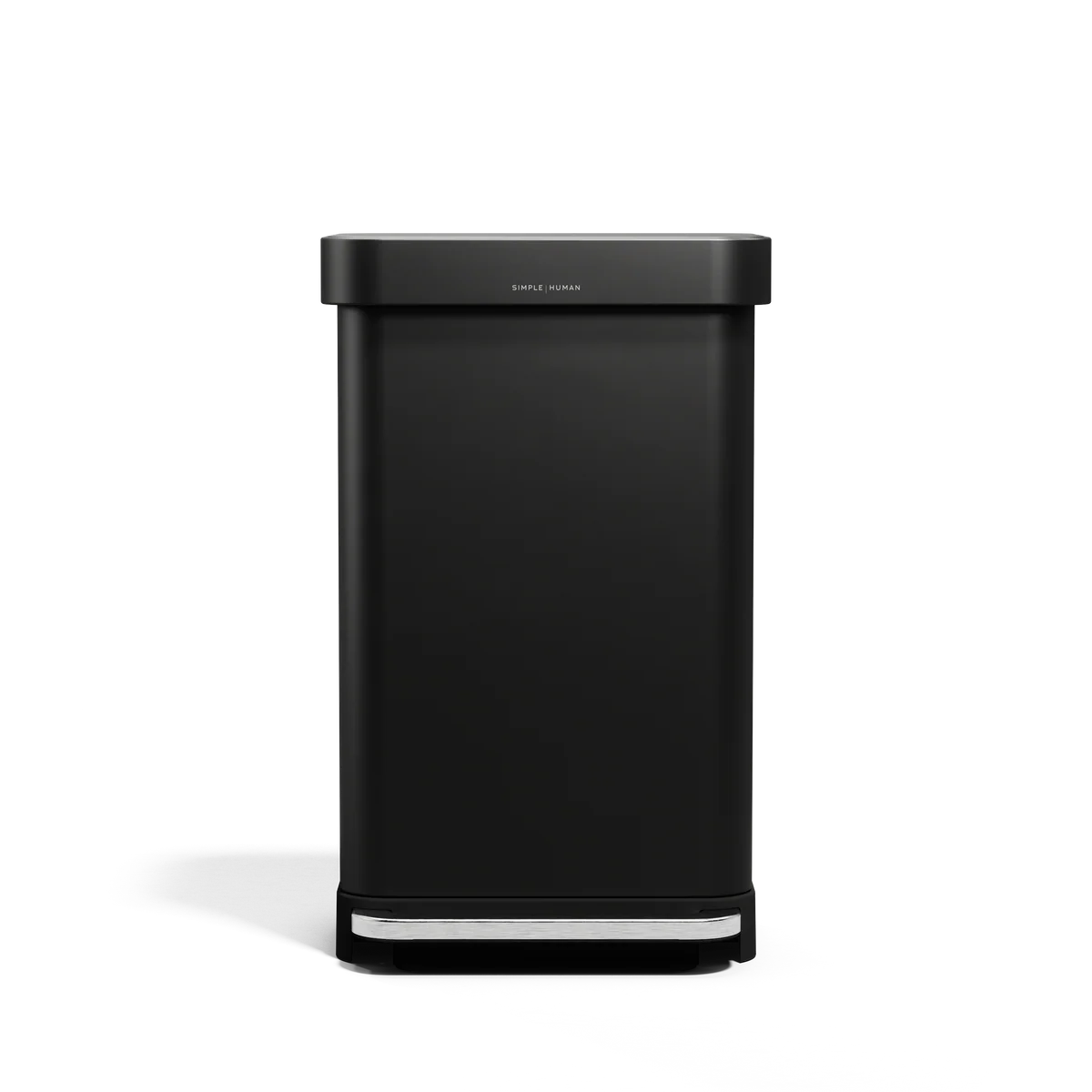 RECTANGULAR STEP CAN 45L MATTE BLK