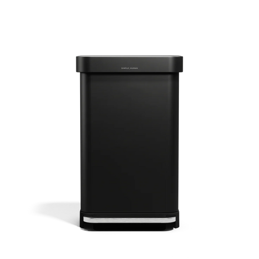 RECTANGULAR STEP CAN 45L MATTE BLK