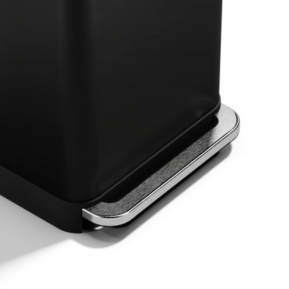 RECTANGULAR STEP CAN 45L MATTE BLK