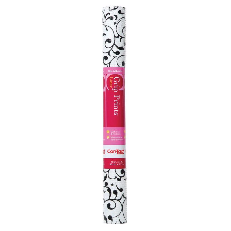 LINER NON ADHESIVE VIRTU BLACK 18"X4'
