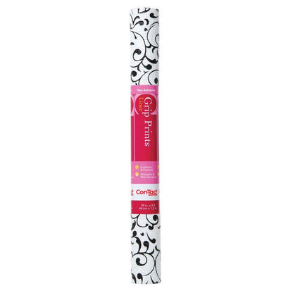 LINER NON ADHESIVE VIRTU BLACK 18"X4'