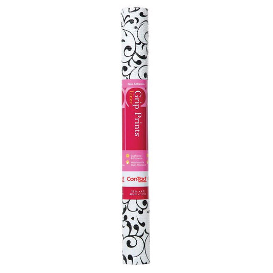 LINER NON ADHESIVE VIRTU BLACK 18"X4'