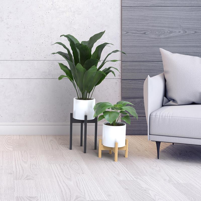 PLANT STAND WOOD 15"