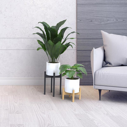 PLANT STAND WOOD 15"