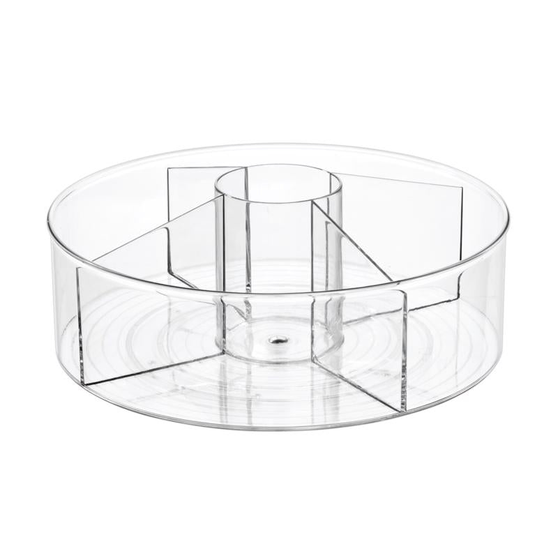 CLEAR DIVIDED BIN 4.5"X11.5"X11.5"