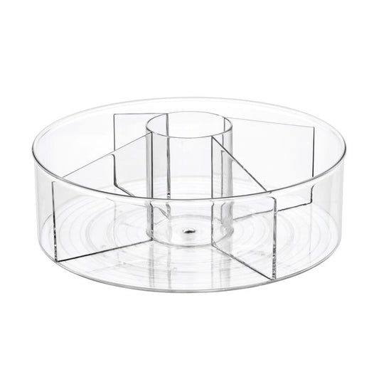 CLEAR DIVIDED BIN 4.5"X11.5"X11.5"