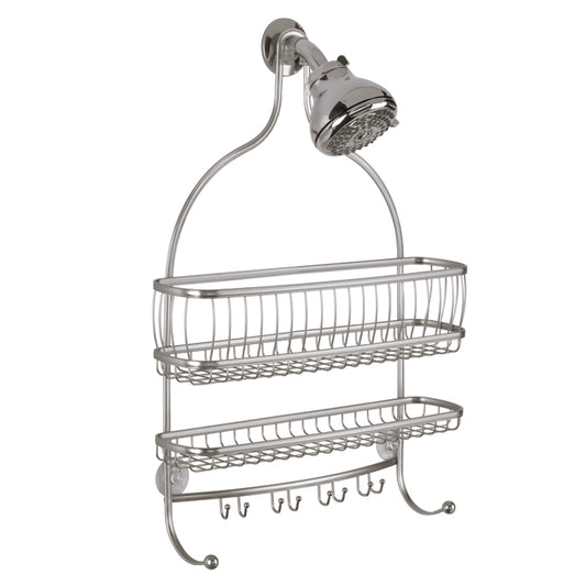 SHOWER CADDY YORK LYRA SATIN NICKEL