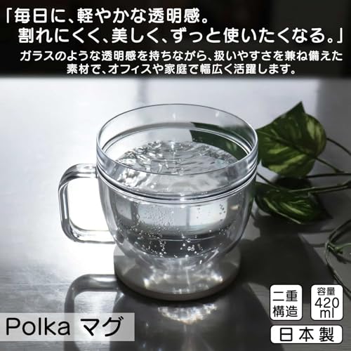POLKA MUG CLEAR