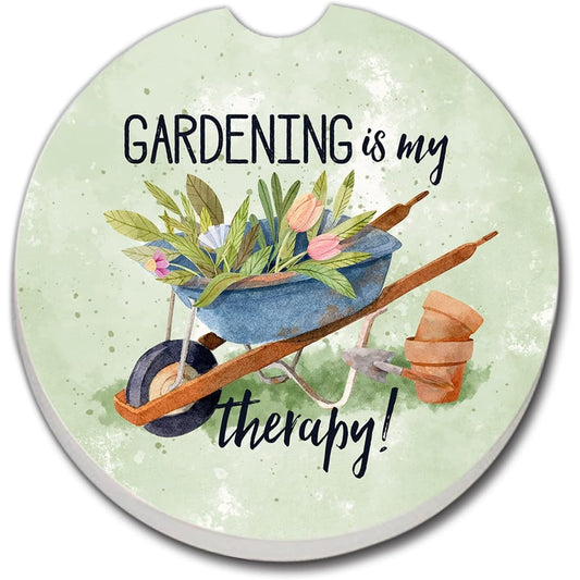 CAR COASTER GARDENING IS MY THERAPY