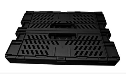 FOLDING CRATE 8X19.75X13 BLACK