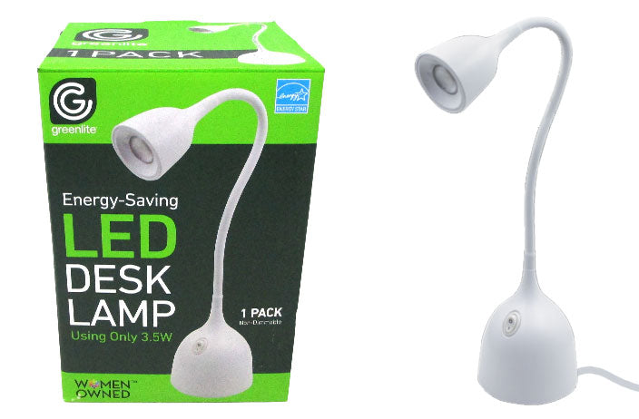 LED DESK LAMP W/FLEX NECK