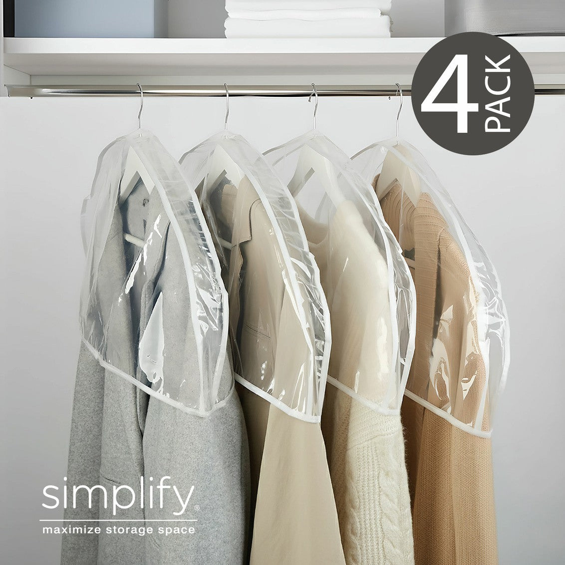 SHOULDER COVERS CLEAR 4CT