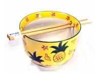 PINEAPPLE CHOPSTICK BOWL